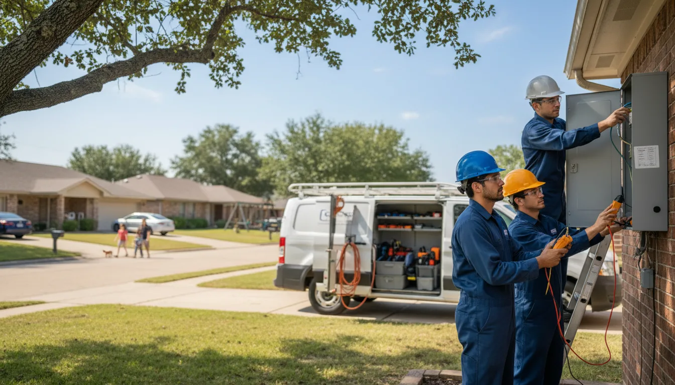 Certified electrician providing emergency electrical services in La Place, IL